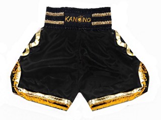 Shorts de Boxeo Kanong : KNBSH-201-Negro-Oro